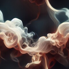Seamless Radiant Smoke Pattern Abstract