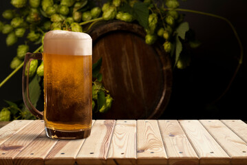 Wooden barrel for wine with steel ring. Clipping path included.