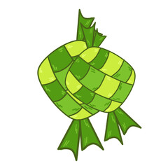 Ketupat lebaran eid Mubarak 