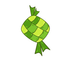 Ketupat lebaran eid Mubarak 