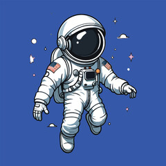 vector of astronauts