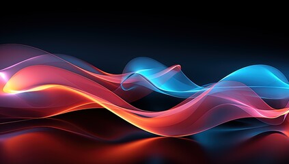 Plexus curves, abstract wave, beautiful background for art projects. Created with Ai