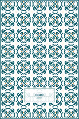 elegant batik pattern has beautiful vintage style