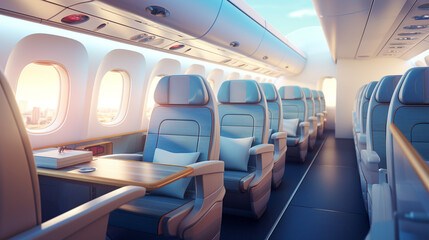 passenger aircraft interior 