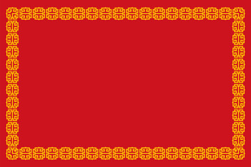 Chinese Oriental Border Ornament East asian decorative art