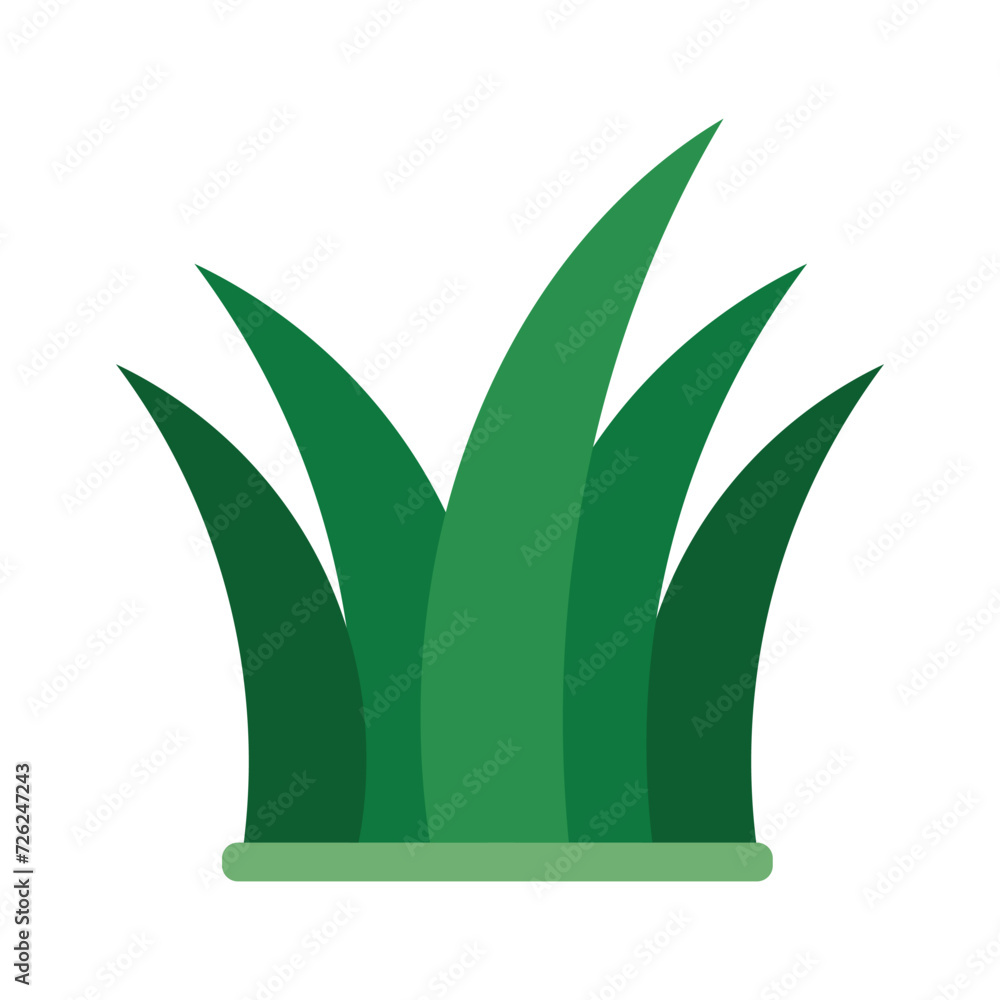 Wall mural grass icon