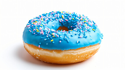 Tasty blue donut