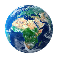 Earth planet isolated on transparency background PNG