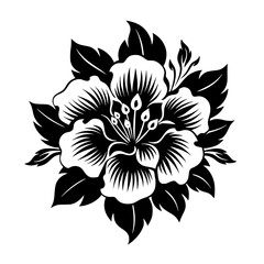 Obraz premium flower, vector, floral, pattern, design, illustration, nature, decoration, art, leaf, ornament, plant, element, summer, tattoo, spring, flowers, vintage, silhouette, petal, flora, wallpaper, style,