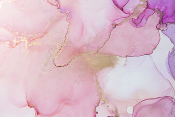 Abstract purple paint background. Alcohol ink. Style the swirls of marble or the ripples of agate.