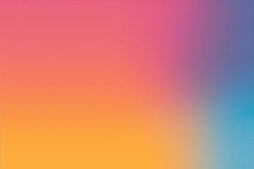 Blurred gradient. Energy. Warm color palette. Smooth color transition. Yellow, pink, violet, azure. Gamma. Blur. Banner. Colour blend. Gradation, graduation of colors. Color range. Iridescent palette - obrazy, fototapety, plakaty