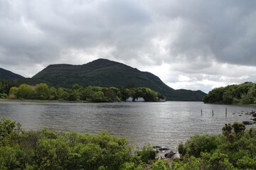 Fototapeta na wymiar Water landscape at Muckross Lake-Ireland