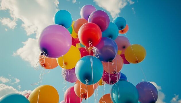 The lively festivity of Birthday Balloon, 