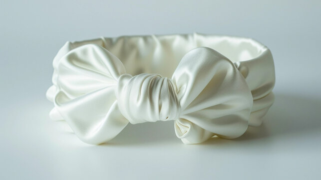 Fabric textured headband on isolated white background
