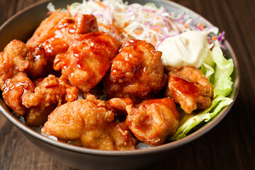 から揚げ丼