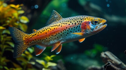 Obraz na płótnie Canvas rainbow trout