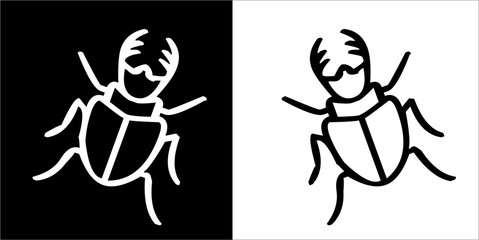 Illustration vector graphics of insect icon