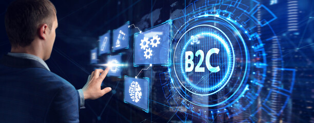 B2C Business to customer marketing strategy.