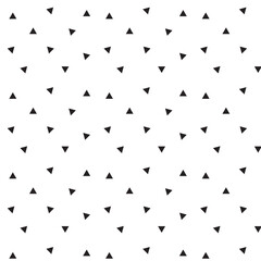 Pattern triangle. Abstract geometric white background with black triangle shape pattern. Retro black and white geometric pattern background, abstract triangle. Trendy pattern background. Vector design