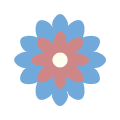 Beautiful flower shape design for various decorations.