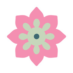 Beautiful flower shape design for various decorations.