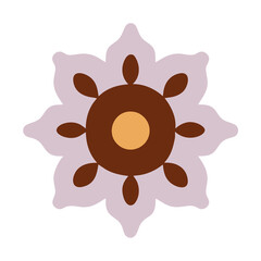 Beautiful flower shape design for various decorations.