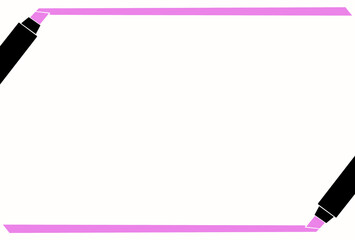 蛍光ペンのフレーム