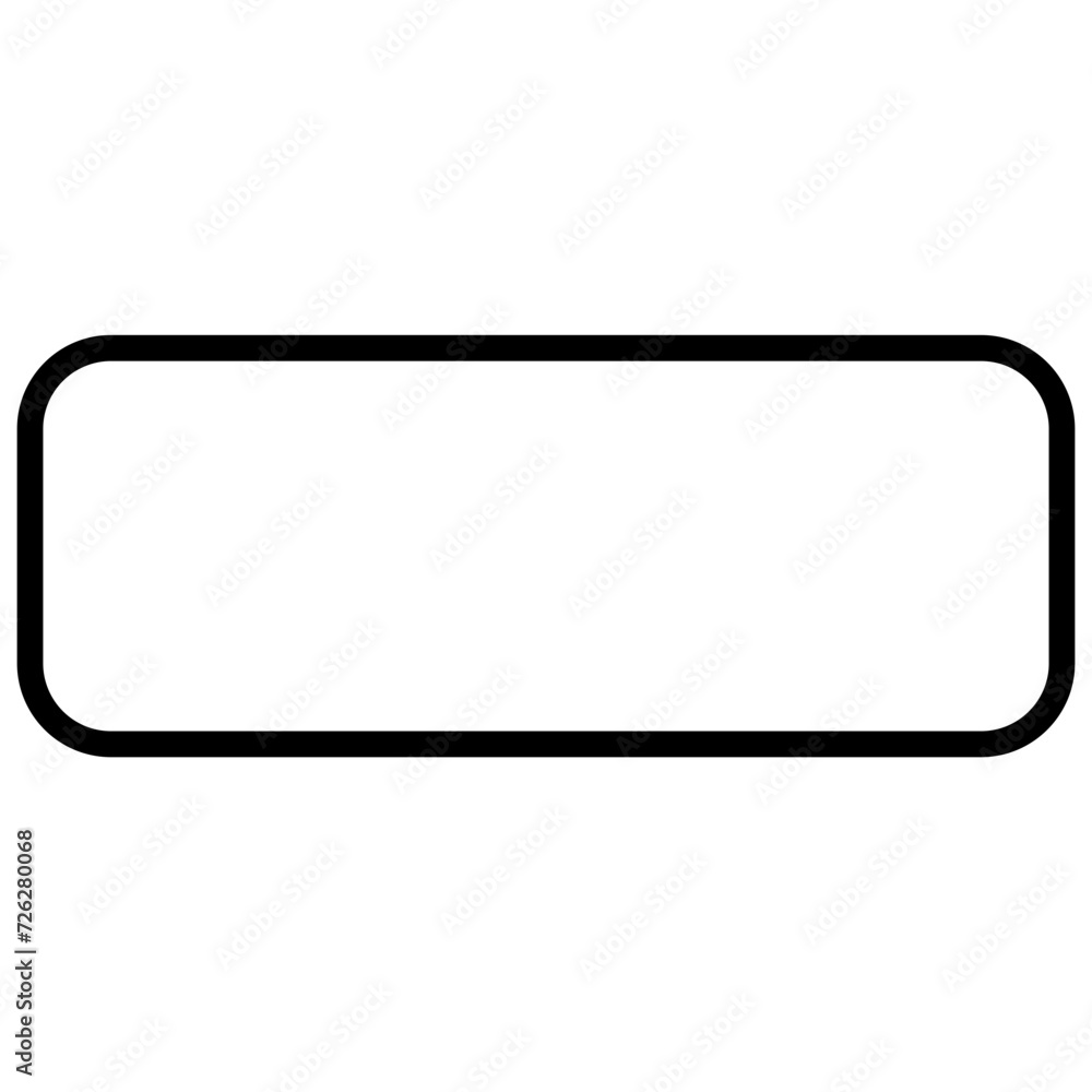 Poster rectangle and circle shape with solid and dotted line outline for background.