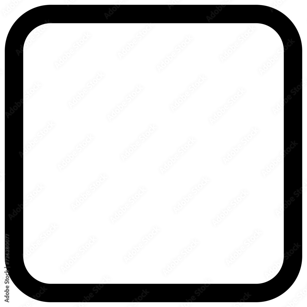 Poster rectangle and circle shape with solid and dotted line outline for background.