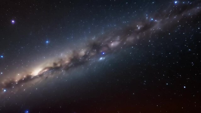 Enormous Star Illuminates Night Sky. Generative AI.