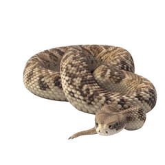 Obraz premium Cartoon Rattlesnake PNG Cutout, Generative AI