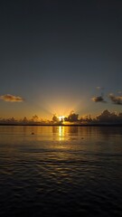 sunrise over the sea