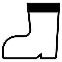 Rubber boots icon