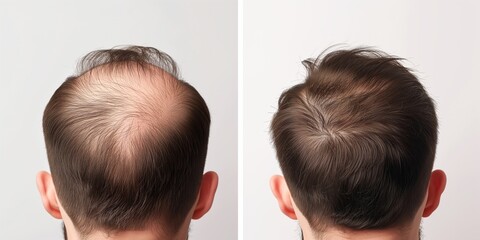 Hairloss problem. before and after