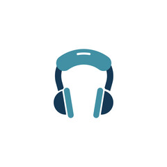 Headphone vector. Vector headphones icon. 