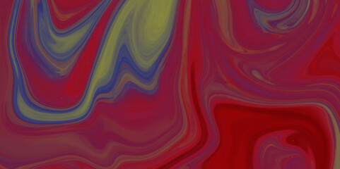 Red marble pattern texture abstract background. Fantastic stains of acrylic paint, the effect of marble.