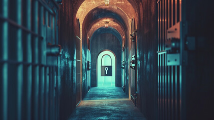 Fototapeta premium Privacy, security, safety