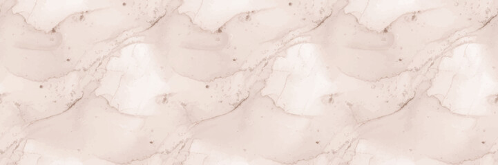 Beige Marble Pattern. Light Soft Floor. White Marble Watercolor. Beige Gradient Background. White Water Color Splash Wall. Light Alcohol Ink Watercolor. Pale White Texture. Modern Seamless Template - obrazy, fototapety, plakaty