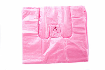 Pack of pink cellophane bags