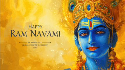 Happy Ram Navami - obrazy, fototapety, plakaty