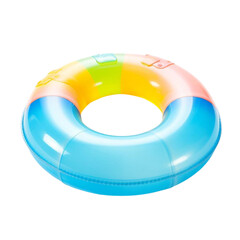 Swimming ring on transparent background