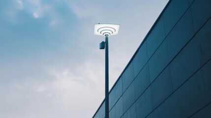 Embracing Simplicity: Wireless Signs in a Minimalist Setting