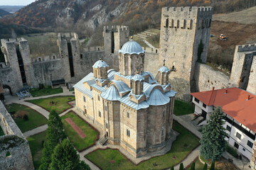 Serbian Medieval Orthodox Christian Monastery Manasija