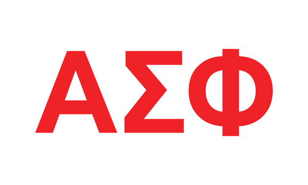 Alpha sigma phi greek letter, ΑΣΦ greek letters, ΑΣΦ