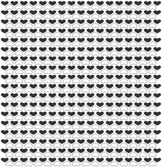 Seamless Heart Shapes stock illustration.