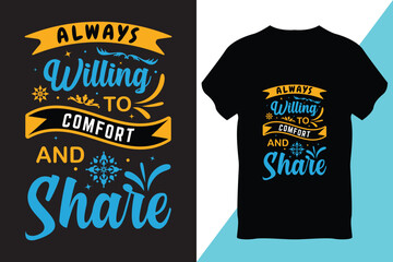 Typography T-Shirt Design Vector