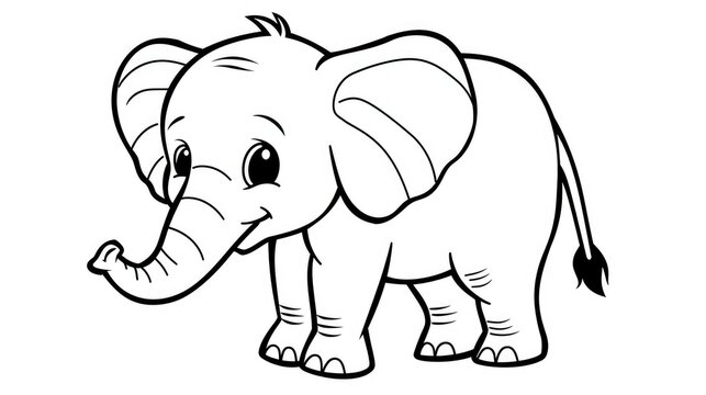 25 Elephant Coloring Pages