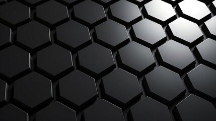 3d rendering of hexagonal texture background - obrazy, fototapety, plakaty