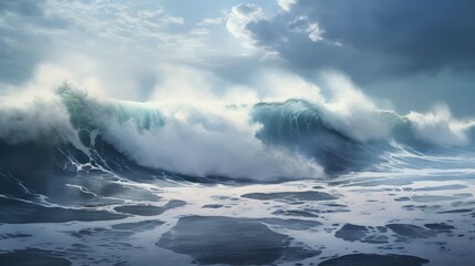 Obraz premium storm over the sea