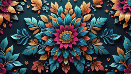 Seamless pattern with flowers, Floral pattern wallpaper, colorful flower pattern, seamless floral pattern background,